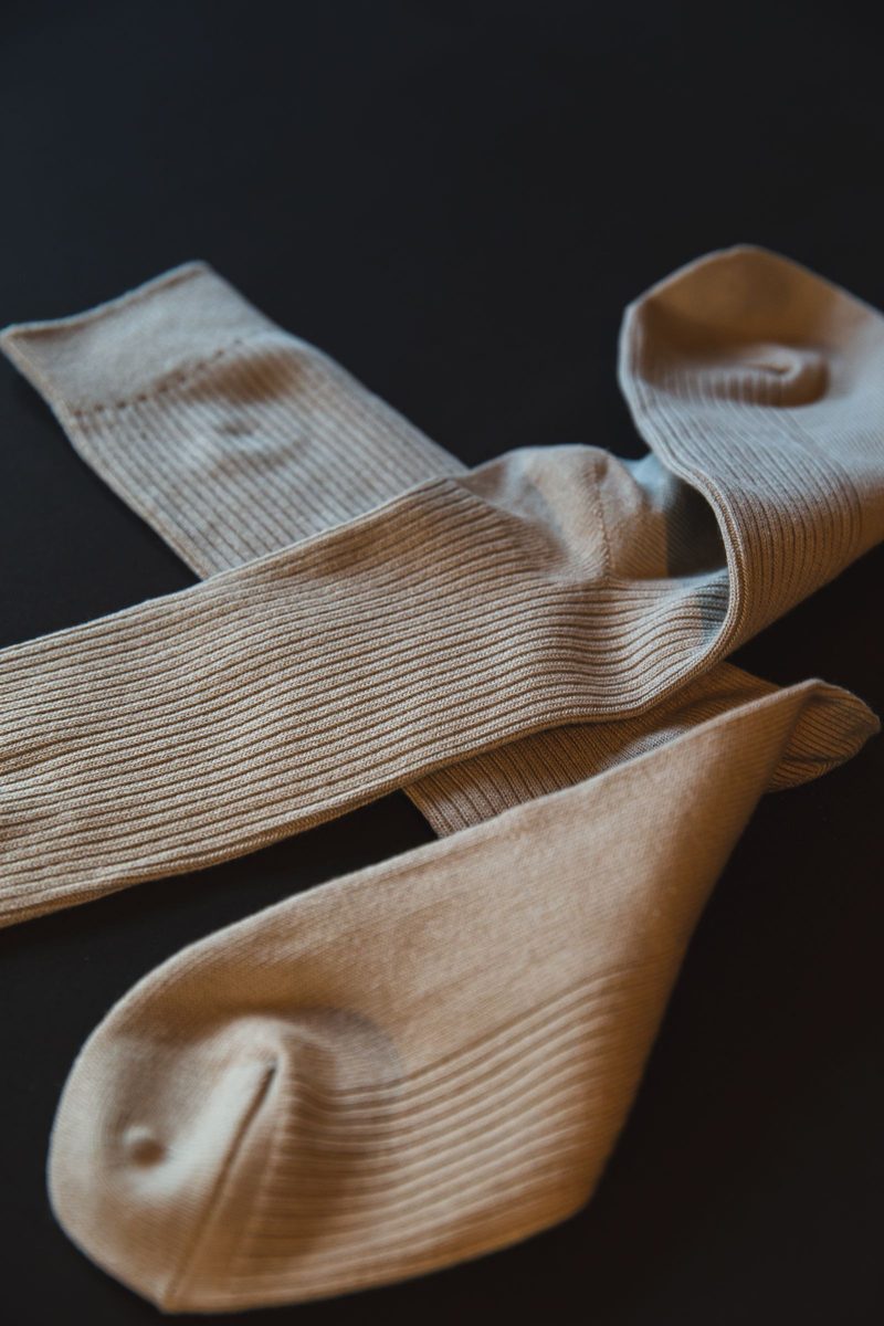 Ribbed Cotton Socks, 3 Pairs